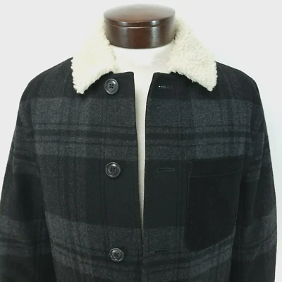 Abrigo JCREW Wallace & Barnes Chore Lana a Cuadros Primoloft Aislamiento Para Hombre XS NUEVO * Foto 1 de 4