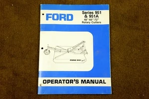 Ford Tractor Series 951 & 951A Rotary Cutter Operator's Manual OEM Original - Picture 1 of 3