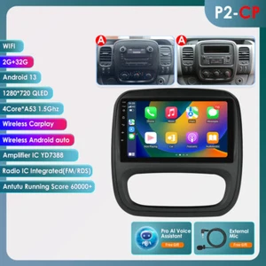 9'' Android11 Autoradio GPS Navi WiFi 2GB+32GB Für Renault Trafic 3 Fiat Talento - Picture 1 of 13