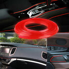 5m Universal Auto Flexibel Zierleiste Streifen Innere Außenansicht Dekorativ Rot