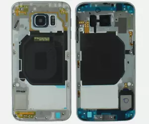 Replacement Samsung Galaxy S6 - Mid Frame Bezel - Camera Lens & NFC - Silver - Picture 1 of 1
