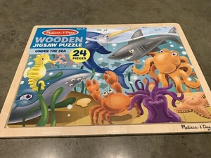 Melissa and Doug Under The Sea Wooden Puzzle - Picture 1 of 4