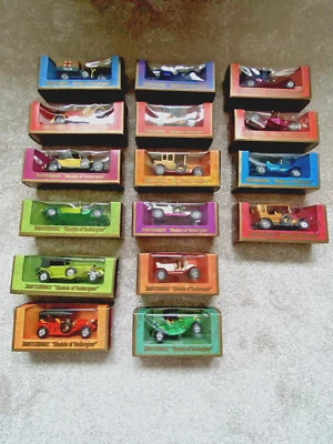16 Vintage Matchbox Boxed Lesley  Genuine 1973/1974 Cars - Never Used & Boxed - Image 1 of 4