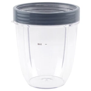 18 oz Short Cup with Lip Ring Replacement for NutriBullet NB-101B NB-101S NB-201 - Picture 1 of 6