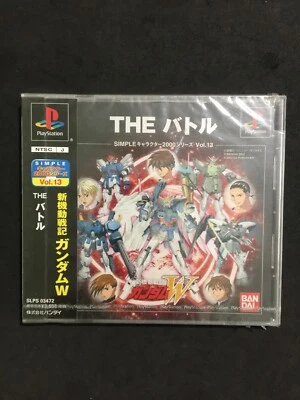 THE SIMPLE 2000 VOL.13 GUNDAM W THE BATTLE SONY PLAYSTATION 1 PS1 JAP NUOVO - Immagine 1 di 4