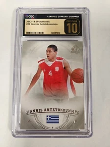 Giannis Antetokounmpo 2013-14 SP Authentic Rookie #36 CGC Graded 10 Pristine - Picture 1 of 2