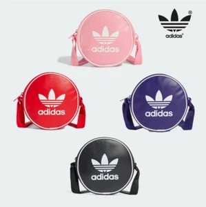 NEW adidas Originals Adicolor Classic Round Bag Pink RED Purple Black - Picture 1 of 21