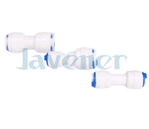 10 piezas Tubo de ajuste 1/4"" 3/8"" Pushfit Equal Reducir RO ajuste de agua ósmosis inversa - Imagen 1 de 6