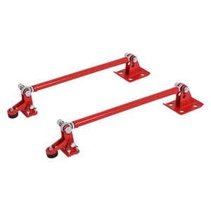 Red Rear Traction Tie Bar For Chevrolet Silverado & GMC Sierra 2WD 4WD 1999-2018 - Picture 1 of 19