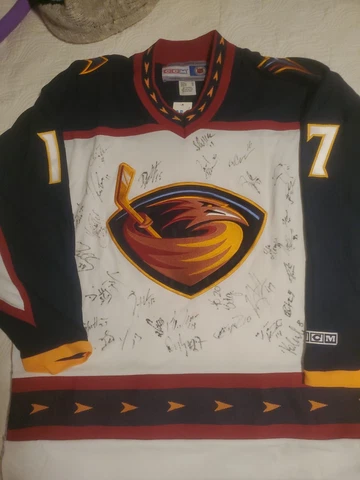 RARE VINTAGE Ilya Kovalchuk Atlanta Thrashers TEAM SIGNED Jersey XL NEW WITH TAG Cover