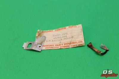 NOS OEM KAWASAKI F2 W2 F4 F3 MT1 LEFT SWITCH HOLDER 46085-008 - Image 1 of 4