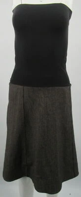 Wolford Mujer Columbia Mezcla Lana Marrón Bloque Falda o Vestido 6 Foto 1 de 4