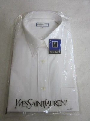 CAMISA DE VESTIR HOMBRE YVES SAINT LAURENT TALLA 16 32-33 NUEVA CON ETIQUETAS Foto 1 de 4