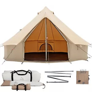 White Duck Outdoor Regatta Canvas Bell Tent, Luxury Glampinng Yurt Bell Tent- - Picture 1 of 101