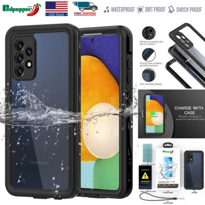 Funda impermeable a prueba de polvo a prueba de golpes bajo el agua para Samsung Galaxy A52 5G Foto 1 de 4