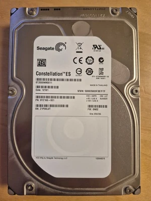 3,5 Zoll 2TB Seagate ST2000NM0011 Z1P0SLVT SATA (defekt) - Bild 1 von 2