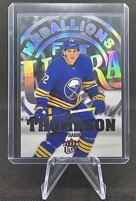 2023-24 Upper Deck Fleer Ultra Medallions Tage Thompson #M-46 Buffalo Sabres - Image 1 of 2