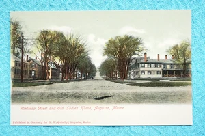 Winthrop Street und altes Damenhaus - Augusta, Maine - Bild 1 von 2