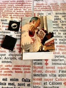 RARE RELIC Padre Pio : Convent of the Minor Capuchin Friars - Rome - 1974 !!! - Picture 1 of 8