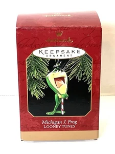 Hallmark 1997 Looney Tunes Michigan J Frog Ornament Read - Picture 1 of 5