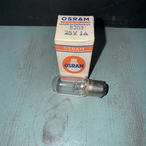 1 OSRAM 8203 NOS Bombilla Lámpara 25v 1a 25w ORIGINAL Zeiss MOVISCOP VISOR EDITOR - Imagen 1 de 6