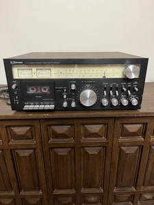 Emerson 5000R Stereo Receiver Cassette Deck Vintage Powers On Untested As Is - Picture 1 of 8