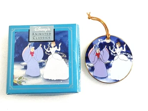 Vintage 90er Aschenputtel Porzellan Weihnachtsschmuck Disney Parks exklusiv mit Box  - Bild 1 von 5