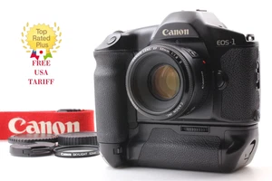 Getestet [NEUWERTIG] Canon EOS-1 HS analoge Kleinbildkamera EF 50mm f/1.8 II Objektiv aus Japan - Bild 1 von 15