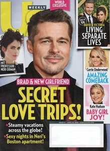 US Weekly April 23 2018 Brad Pitt David Beckham Carrie Underwood Scott Eastwood - Picture 1 of 3
