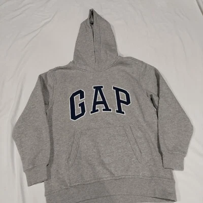 Gap Kids Boys Gray/White Pullover Hoodie XL (12&13) Age  - Image 1 of 4