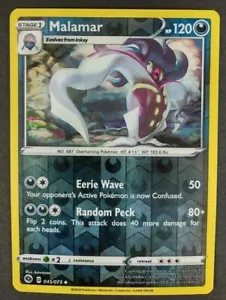 Malamar 045/073 Reverse Holo Rare NM Pokemon TCG Card- Champion's Path - Picture 1 of 2