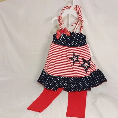 Buen vestido de muchacho, 4 de julio, talla 4T Foto 1 de 4