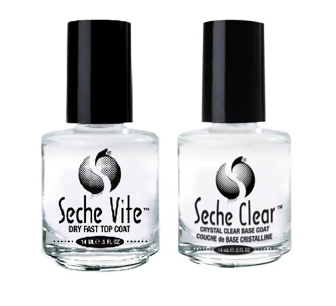 Seche Vite Set - Top Coat And Clear Base 1/2 Oz - Изображение 1 из 1