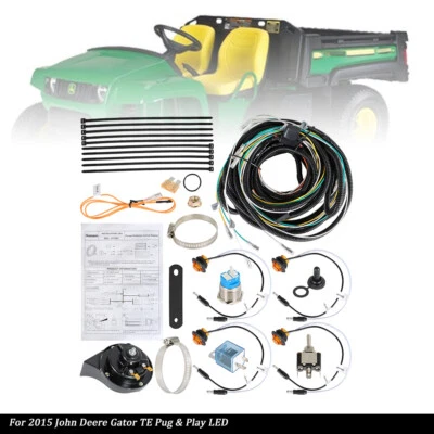 Fit For 2015 John Deere Gator TE Pug & Play LED  Turn Signal Light Kit w/Horn - Image 1 of 4