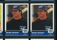 Lot (2) 2005 Grandstand #6 Brian Patrick Dunedin Blue Jays (CA61) SWSW6 