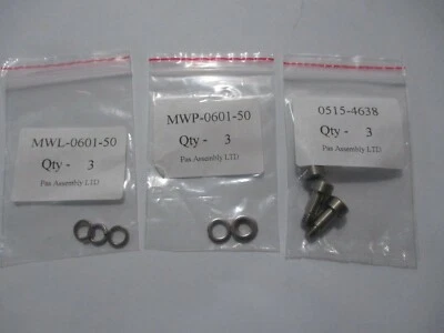HP INDIGO Screw kit x3 0515-4638 & x3 MWL-0601-50 & x3 MWP-0601-50 - Image 1 of 4
