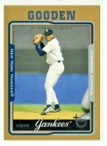 2005 Topps Retired Signature Edition Gold DWIGHT GOODEN #15 350/500    [Mint]
