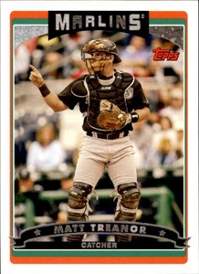 2006 Topps Baseball #366 Matt Treanor Florida Marlins