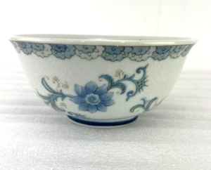 Andrea by Sadek Blue Floral Decorative Porcelain Bowl 6.5” Diameter 3”Tall - Picture 1 of 10