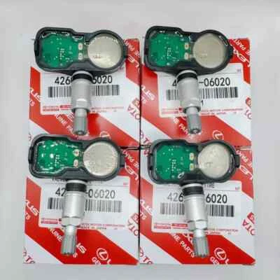 4pcs Genuine TPMS OEM 42607-06020 PMV-C010 TIRE PRESSURE SENSOR  For Prius Lexus - Image 1 of 4