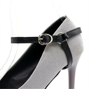 Detachable Leather Shoe Straps Laces Band For Holding Loose High Heeled Shoes