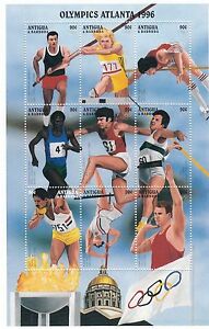 (88114) Antigua Barbuda Olympics minisheet Atlanta 1996