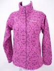 Columbia Jacket Womens Small Pink Full Zip Pullover Fleece Long Sleeve