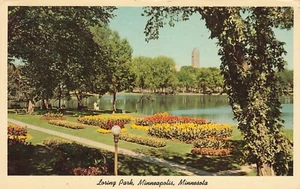 Postal publicada de Flower Gardens Loring Park Minneapolis Minnesota - Imagen 1 de 2