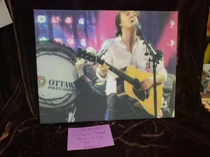 PAUL McCARTNEY 11 X 14 LIENZO OTTAWA CANADÁ 2013 CONCIERTO #PMC11X14 - Imagen 1 de 7