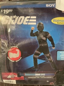 Halloween Costume NEW Boys GI JOE Snake Eyes Small or Medium - Picture 1 of 4