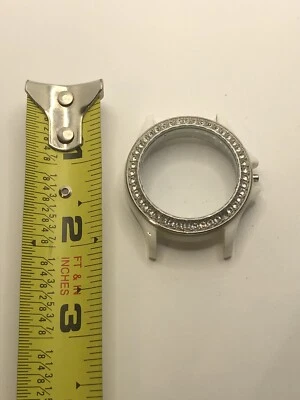 Michael Kors Watch Parts Case Only White Ceramic W/Crystal GY373 - Image 1 of 4