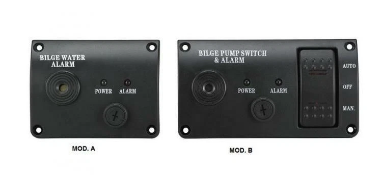 INTERRUTTORE POMPA DI SENTINA CON ALLARME ACCESSORI POMPE BARCA NAUTICA  - Immagine 1 di 1
