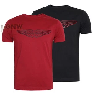 CAMISETA/CAMISETA MANGA CORTA HACKETT ASTON MARTIN RACING 'Logo' para hombre S-XXL Antes £65 - Imagen 1 de 14