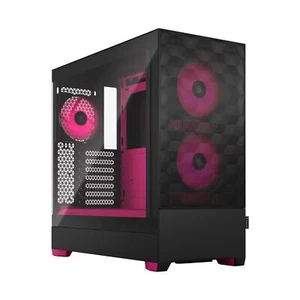 Fractal Design Pop Air RGB Magenta Core TG Clear Tint, Tower-Gehäuse schwarz/mag - Bild 1 von 5